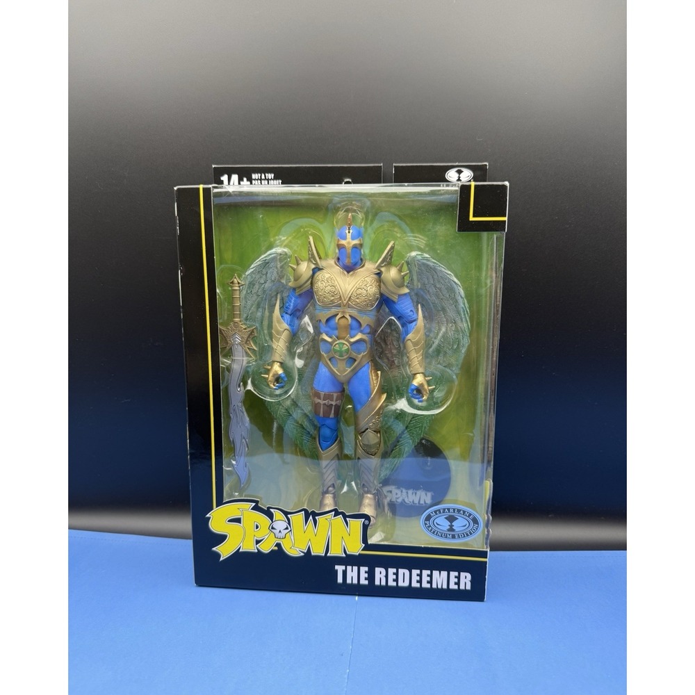 McFarlane Toys Spawn The Redeemer 7" Platinum Edition Chase Figure - Brand New